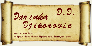 Darinka Điporović vizit kartica